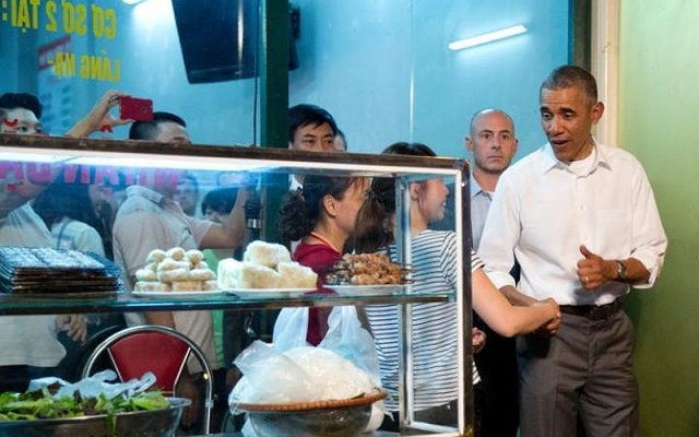 Địa điểm ăn uống Hà Nội Bún chả Obama
