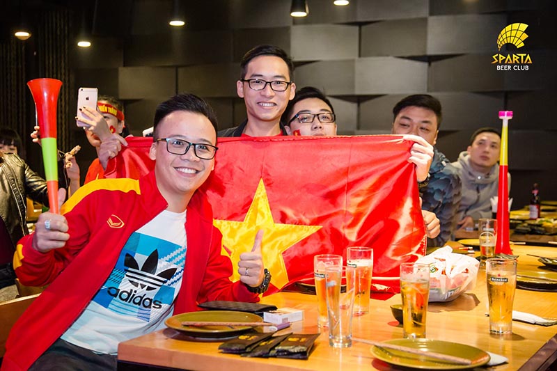Sparta Beer Club trong chiến thắng của U23 Việt Nam 3