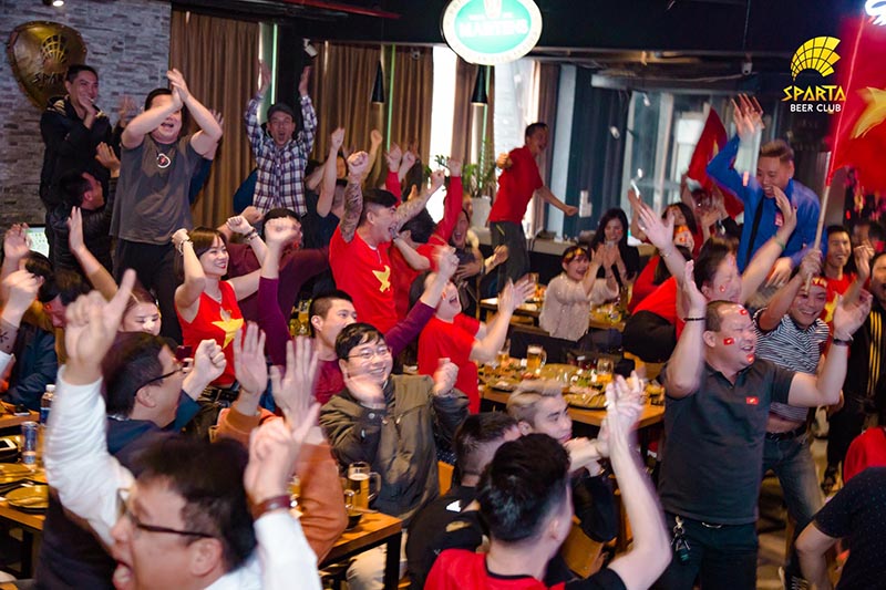 Sparta Beer Club trong chiến thắng của U23 Việt Nam 4
