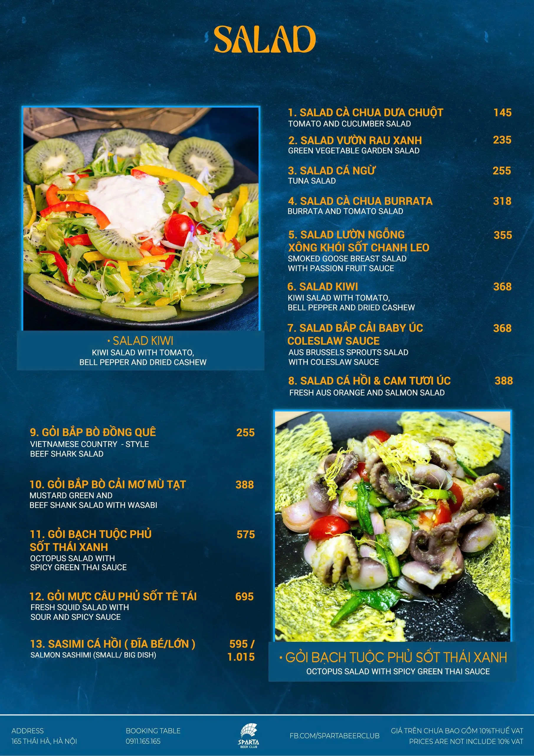 Menu trang 14