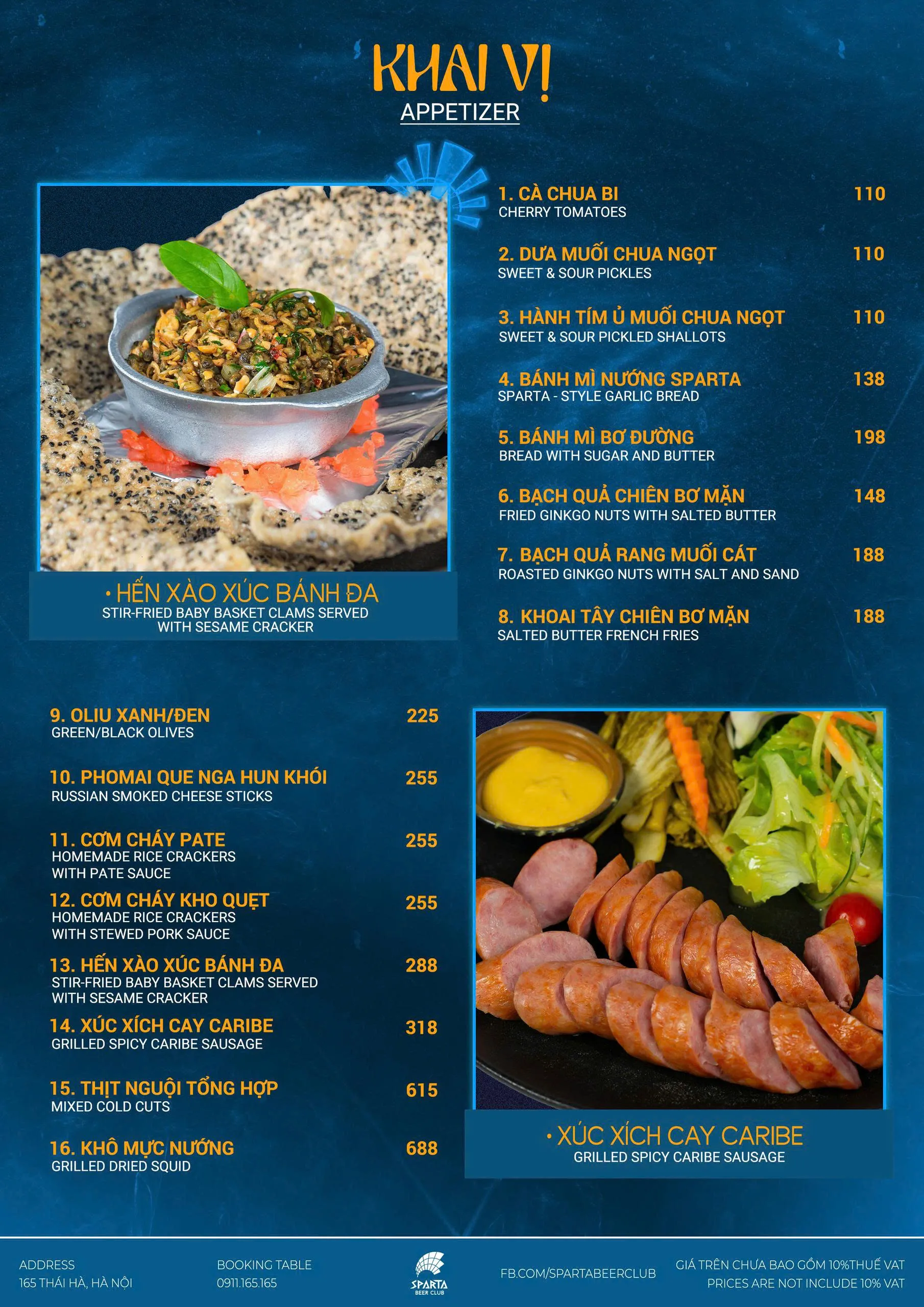 Menu trang 3
