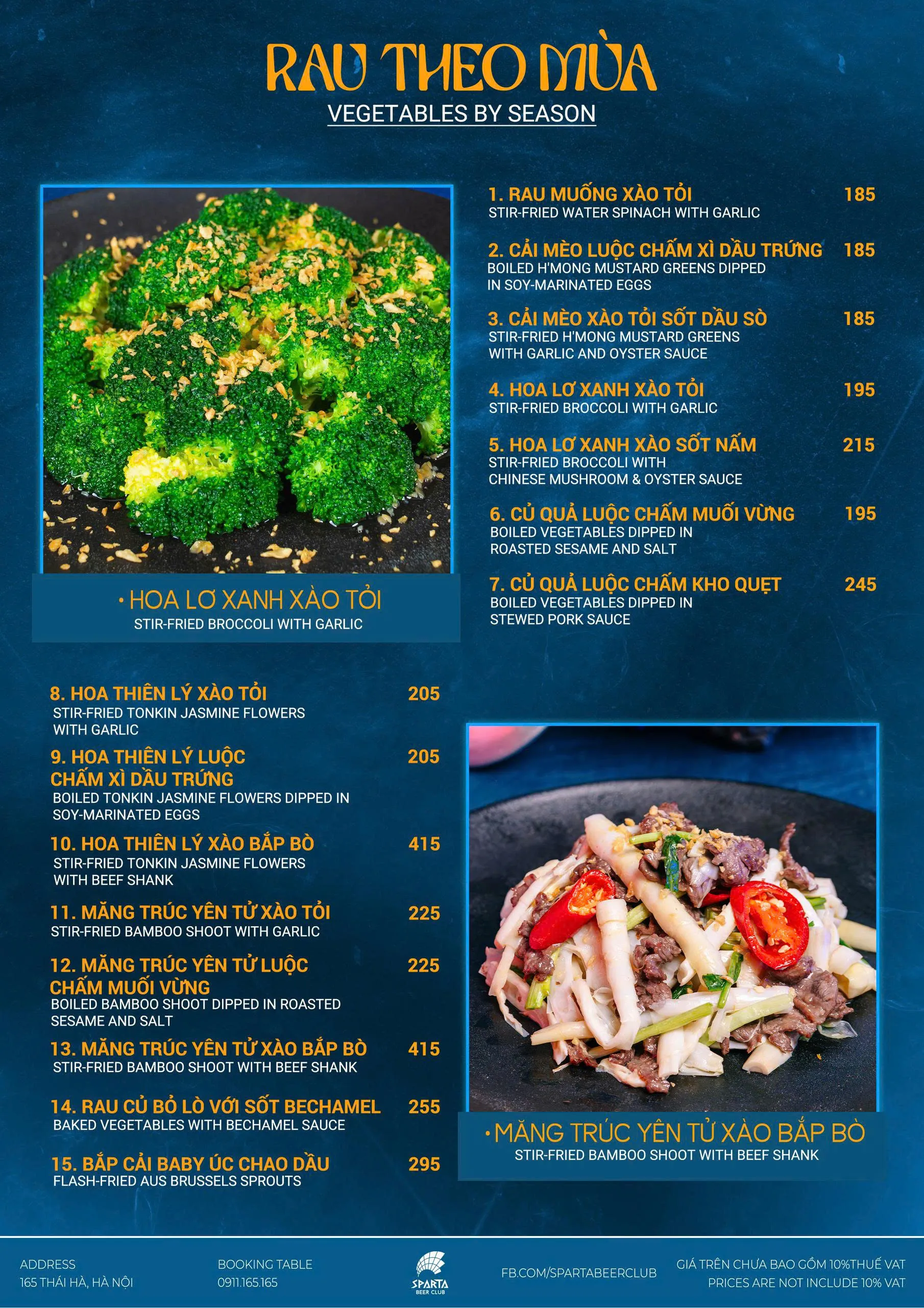 Menu trang 12