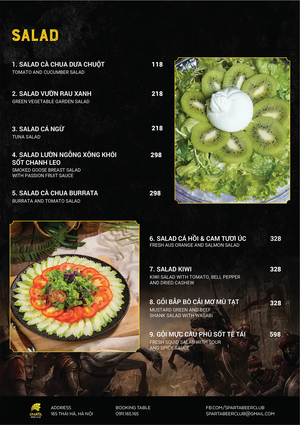 Menu trang 4