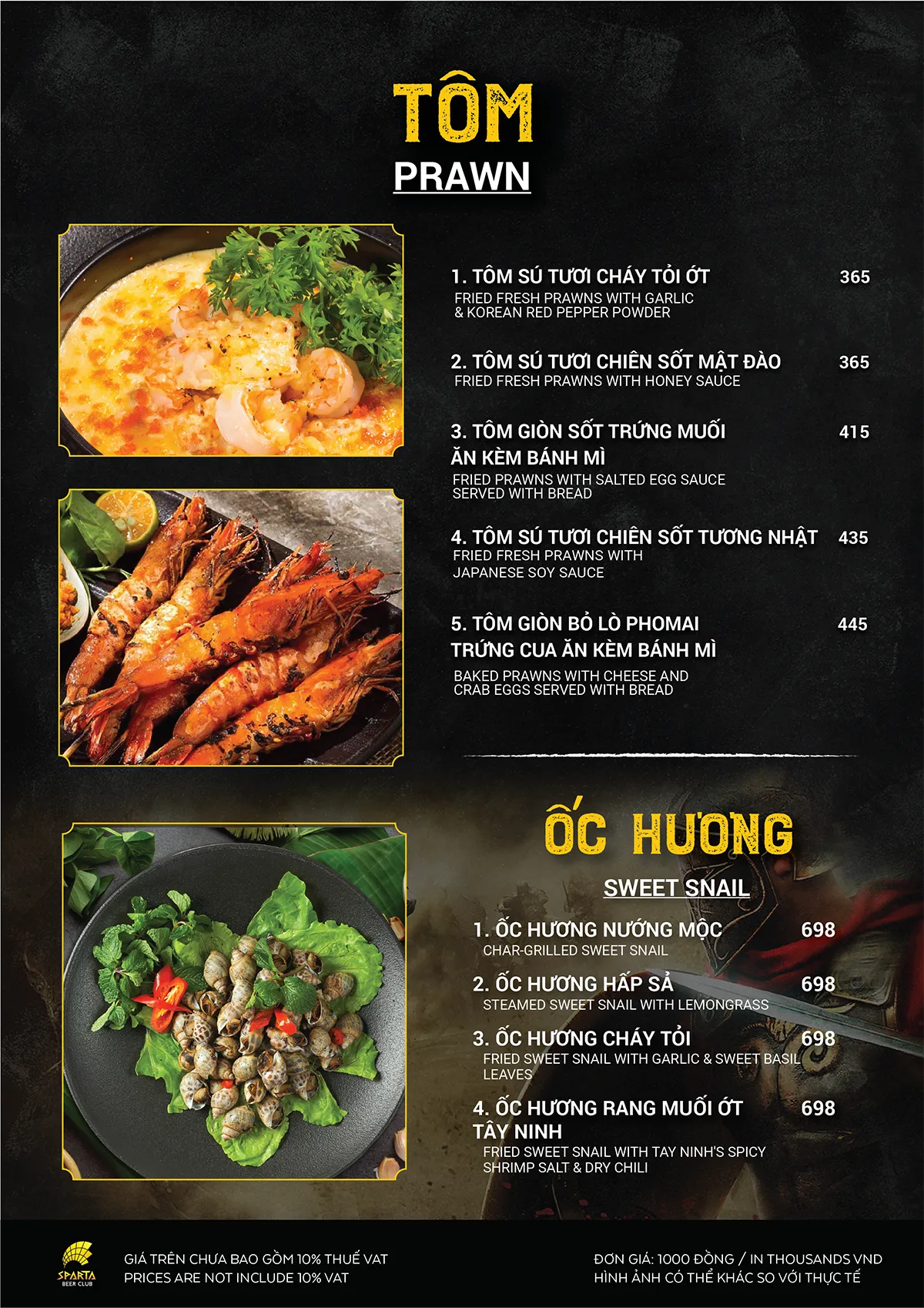 Menu trang 8