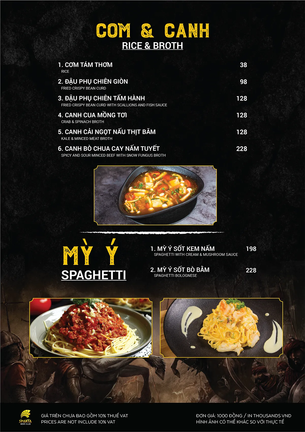 Menu trang 11