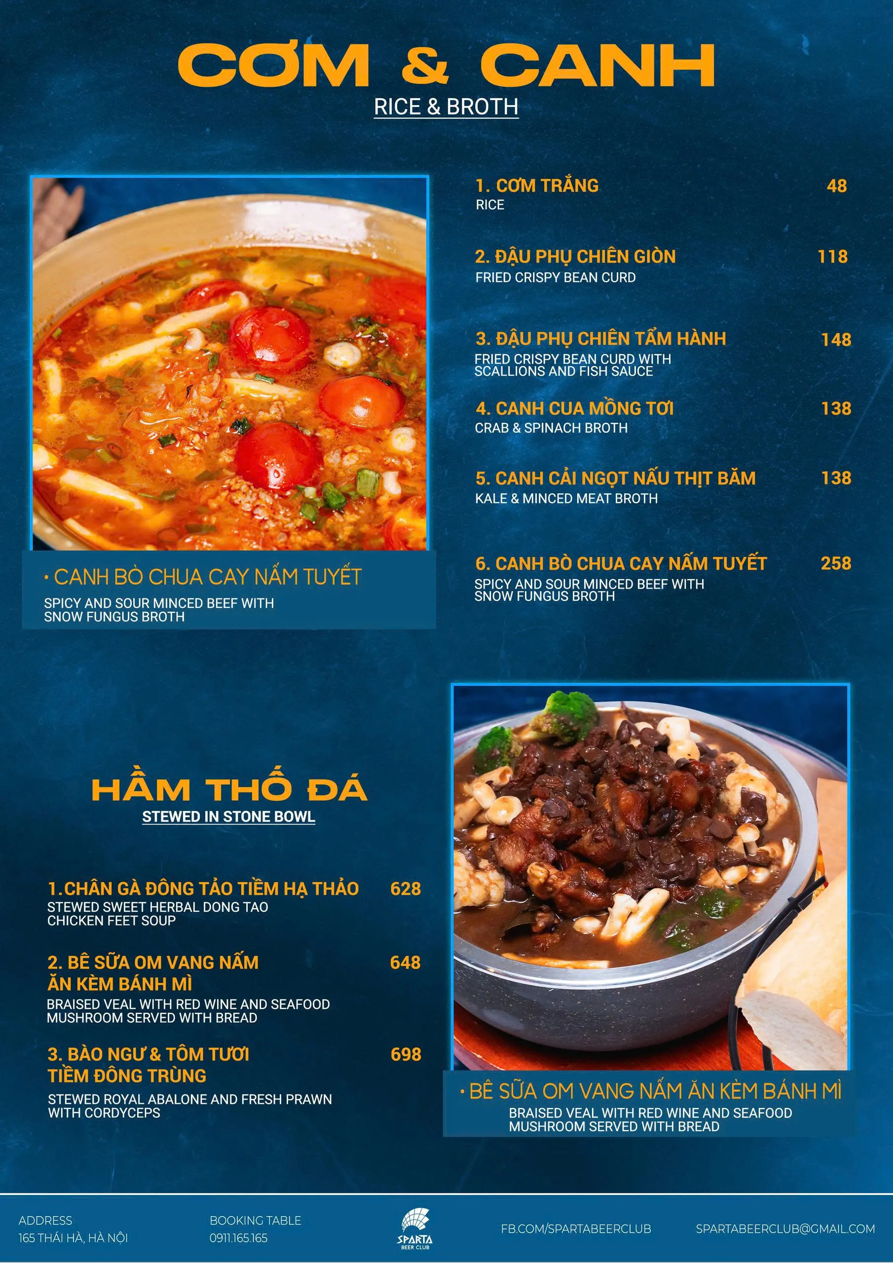 Menu trang 23