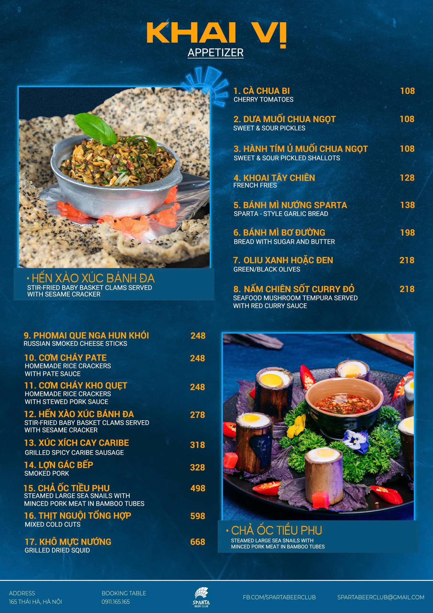 Menu trang 3