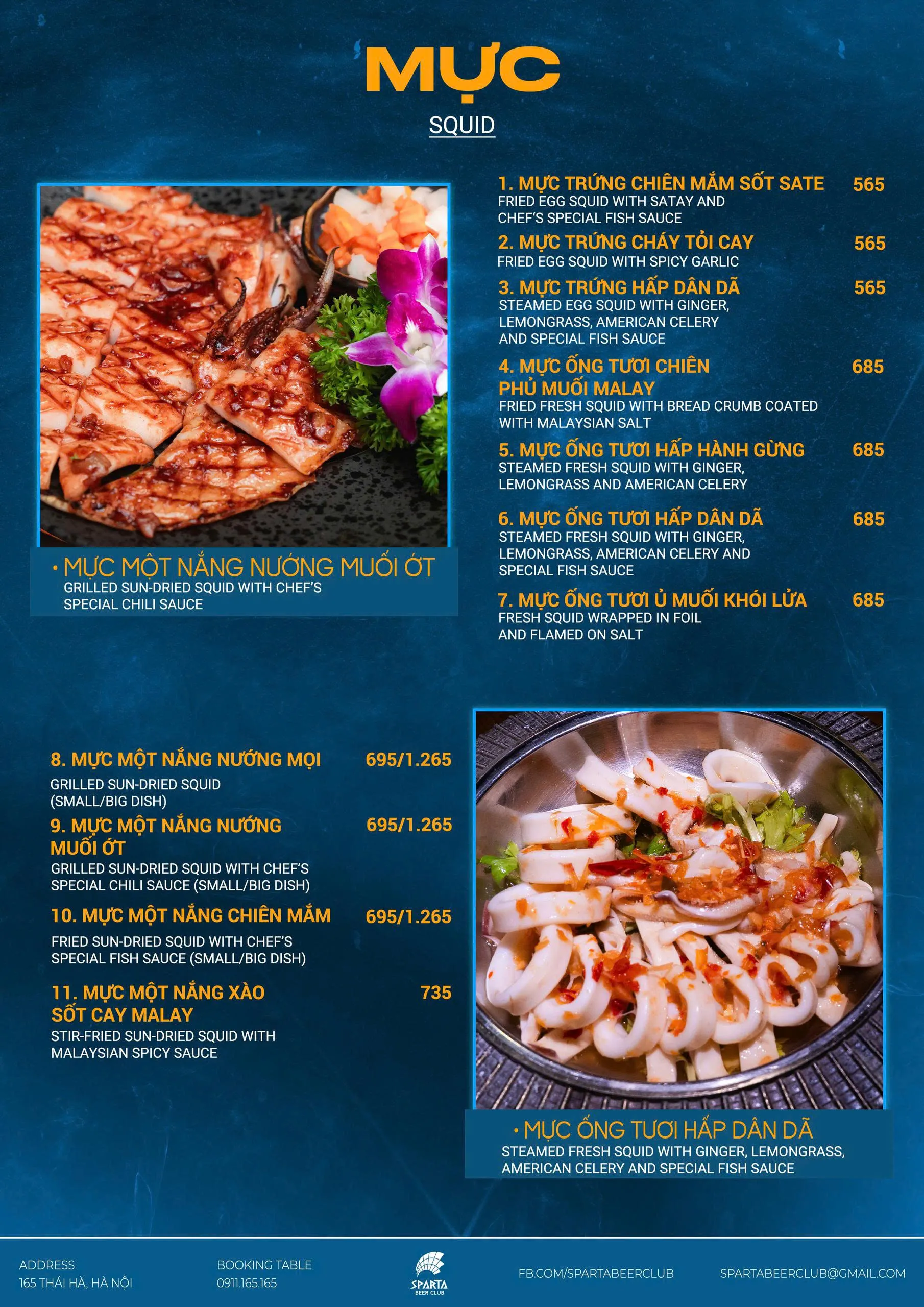 Menu trang 19
